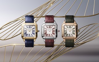 色彩美学演绎优雅风范 卡地亚Santos系列全新腕表