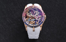 腕表上的装饰艺术  品鉴罗杰杜彼全新王者系列霓虹Spin-Stone™腕表