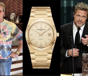 好萊塢性感男神布拉德·皮特——喜歡戴腕表的感覺