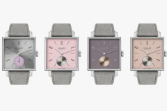 Nomos推出四款全新Tetra系列粉色腕表