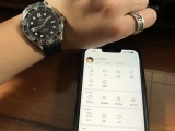 它是我的劳动成果  欧米茄海马胶带黑盘