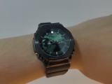 功能齐全颜值出众  卡西欧GSHOCK绿盘