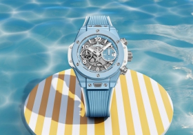 HUBLOT宇舶表重磅发布全新 BIG BANG UNICO夏日天蓝色腕表