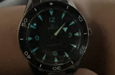 生日礼物第一块机械表  选择欧米茄复古海马