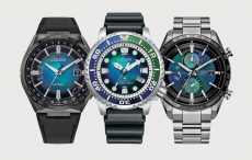 西铁城为世界海洋日推出三款Unite with Blue系列腕表