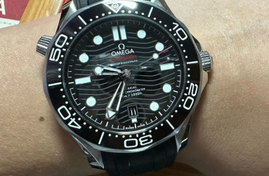 惦记OMEGA的十年  海马300m diver