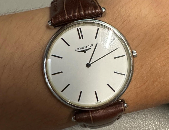 父亲送我的第一块表  浪琴石英优雅嘉岚38mm