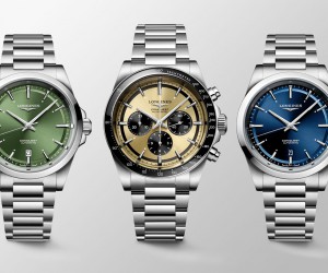 浪琴表推出全新康卡斯系列三針日歷腕表和計時碼表