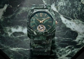 寶格麗耀目推出Octo Finissimo陀飛輪大理石腕表，以獨一臻美時計支持Only Watch 2023慈善拍賣會