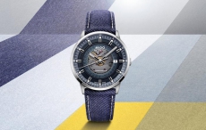 瑞士美度表推出指挥官系列蓝色渐变半透明腕表