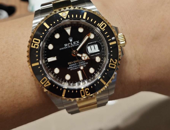 又大又闪有金有进  入手劳力士金钢海使