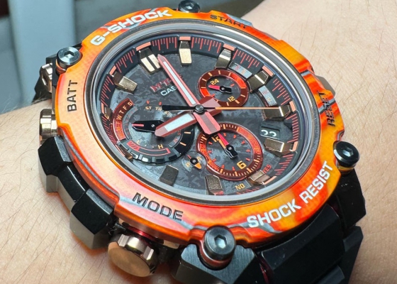 我眼中卡西歐最漂亮的一枚  MTG-B3000FR“Flare Red”