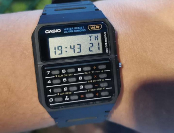 我们都想穿越时空  卡西欧计算器手表入手记