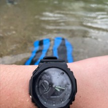 戴着卡西欧夏日玩水  GSHOCK我的伙伴