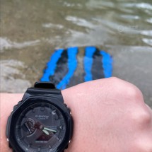 戴着卡西欧夏日玩水  GSHOCK我的伙伴