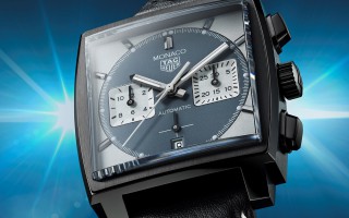 TAG HEUER泰格豪雅摩纳哥系列 Night Driver计时码表：  一款挥洒“夜行车手”浪漫型格的全新限量之作