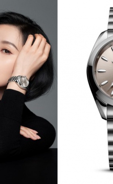 刘诗诗再现欧米茄广告大片 精彩演绎璀璨腕表
