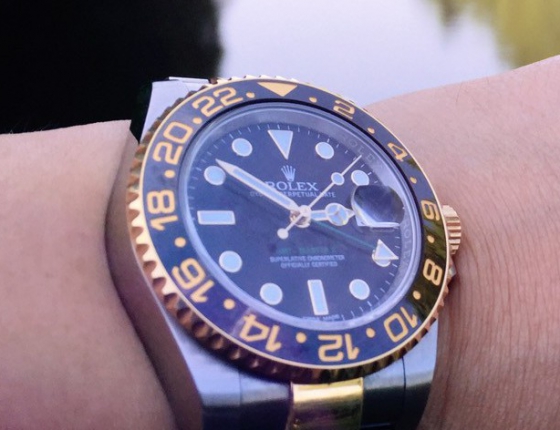 我的通勤好搭档  劳力士潜航者间金GMT