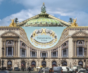 蒂芙尼携手Paul Rousteau于巴黎歌剧院呈献全新巨型创意作品