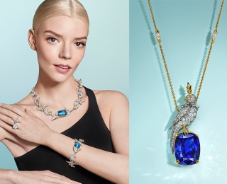 蒂芙尼攜手品牌代言人安雅·泰勒-喬伊呈獻全新高級珠寶廣告大片，優雅演繹史隆伯杰系列