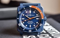 柏莱士推出BR 03-92 Diver Tara蓝色陶瓷限量腕表