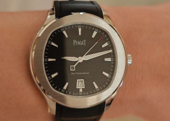 人生自购的第一块表  伯爵 PIAGET POLO黑盘