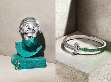 蒂芙尼携手艺术家Daniel Arsham 呈献联名限量版Tiffany T1系列手镯及半身雕像作品