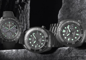 精工推出Prospex Black Series Night Vision Sumo腕表和Solar Speedtimer计时腕表