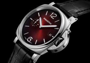 沛納海全新推出Luminor Due廬米諾杜爾系列勃艮第紅腕表