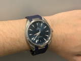 海马150蓝盘胶带  一块能文能武的腕表