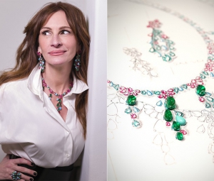 萧邦 x 朱莉娅·罗伯茨联合呈现光华璀璨的珠宝系列