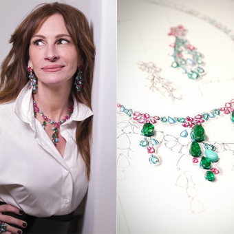 萧邦 x 朱莉娅·罗伯茨联合呈现光华璀璨的珠宝系列