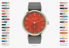 繽紛色彩，點亮「鐘表與奇跡」日內瓦高級鐘表展: NOMOS Glashütte推出Tangente 38 Date限量腕表