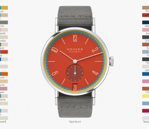 缤纷色彩，点亮「钟表与奇迹」日内瓦高级钟表展: NOMOS Glashütte推出Tangente 38 Date限量腕表