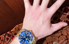 34岁人生第二块手表  劳力士全金蓝潜航者