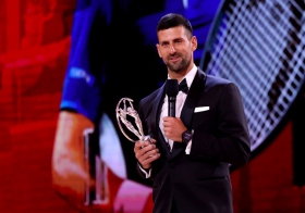 HUBLOT宇舶表品牌大使諾瓦克·德約科維奇（Novak Djokovic）榮膺2024年勞倫斯 年度最佳男運動員獎