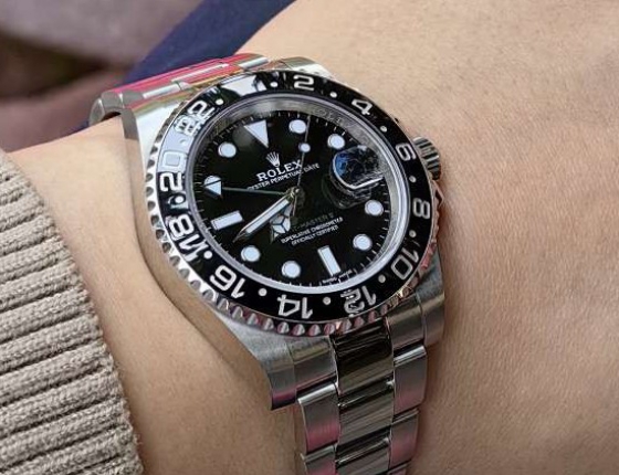 GMT-Ⅱ微距下的细节品位  劳力士格林尼治型