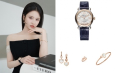 演员张慧雯 佩戴Chopard萧邦Happy Sport系列腕表臻品出席线下活动