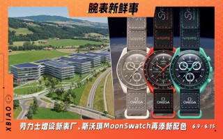 劳力士增设新表厂、斯沃琪MoonSwatch再添新配色：腕表新鲜事（6.9 - 6.15）