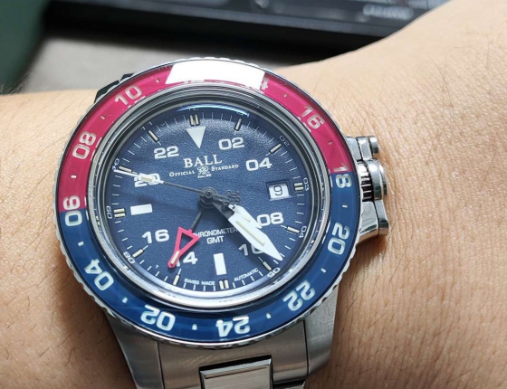 端午入手今年第四支gmt  波尔工程师碳氢Aero GMT II