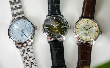 精工推出三款全新Presage Cocktail GMT腕表