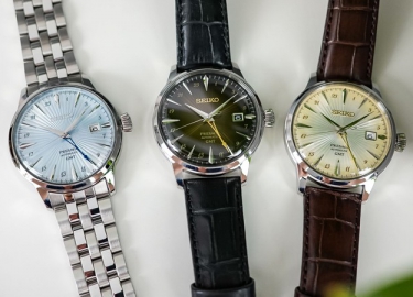 精工推出三款全新Presage Cocktail GMT腕表