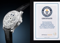 全世界最精准的月相盈亏显示腕表 IWC万国表葡萄牙系列永恒历腕表荣获吉尼斯世界纪录™