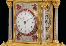 佳士得7月2号伦敦拍卖几件清帝用的时钟宝贝