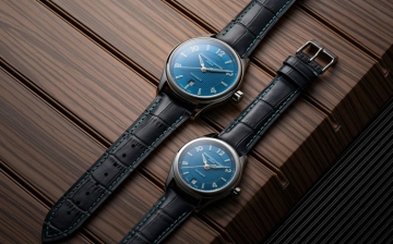 康斯登推出两款百年典雅Runabout蓝盘自动限量版腕表