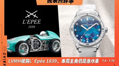 LVMH收购L'Epée 1839、本周主角仍是潜水表：腕表新鲜事（7.8 - 7.13）