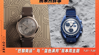 “巴黎奥运”与“蓝色满月”是本周主题：腕表新鲜事（7.21 - 7.28）