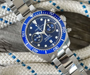 雪铁纳推出三款DS Action Diver Chrono潜水计时腕表