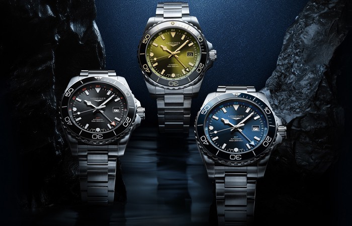 浪琴表康卡斯潜水系列再添新作 推出全新GMT腕表