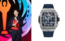 HUBLOT宇舶表品牌大使于适佩戴BIG BANG灵魂钛金蓝色腕表 出席第37届大众电影百花奖 并荣获最佳新人奖